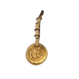 Michael Kors Beige & Gold Bag Charm